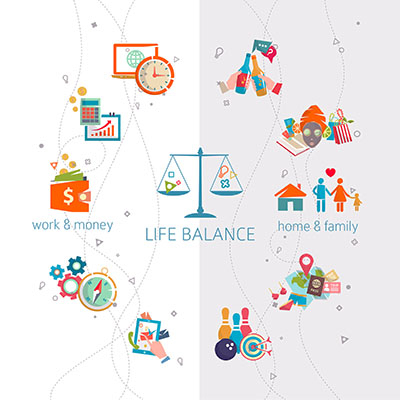 Concept of work and life balance